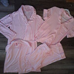 Lands End 3 Piece Cooling Pajama and Robe SET  NEW Small